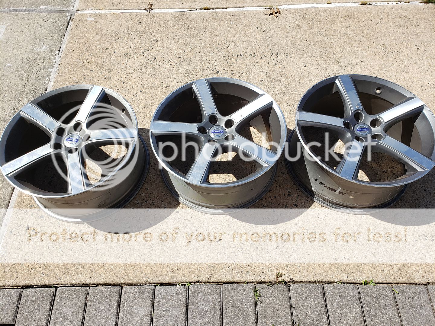 Have 3 good rims and a 4th bent that leaks air that was just taken off my 2011 C70, looking for